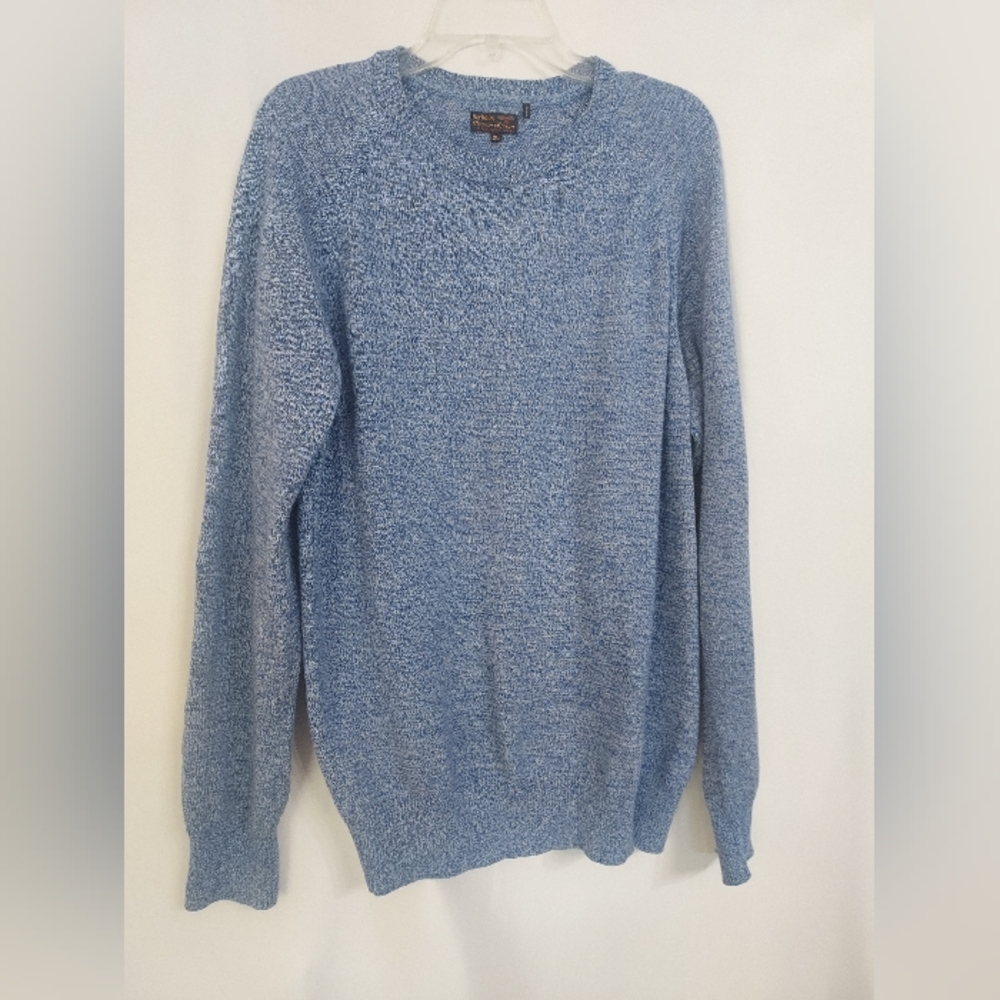 Blue Barbour Beacon Brand crew neck sweater. Size XL